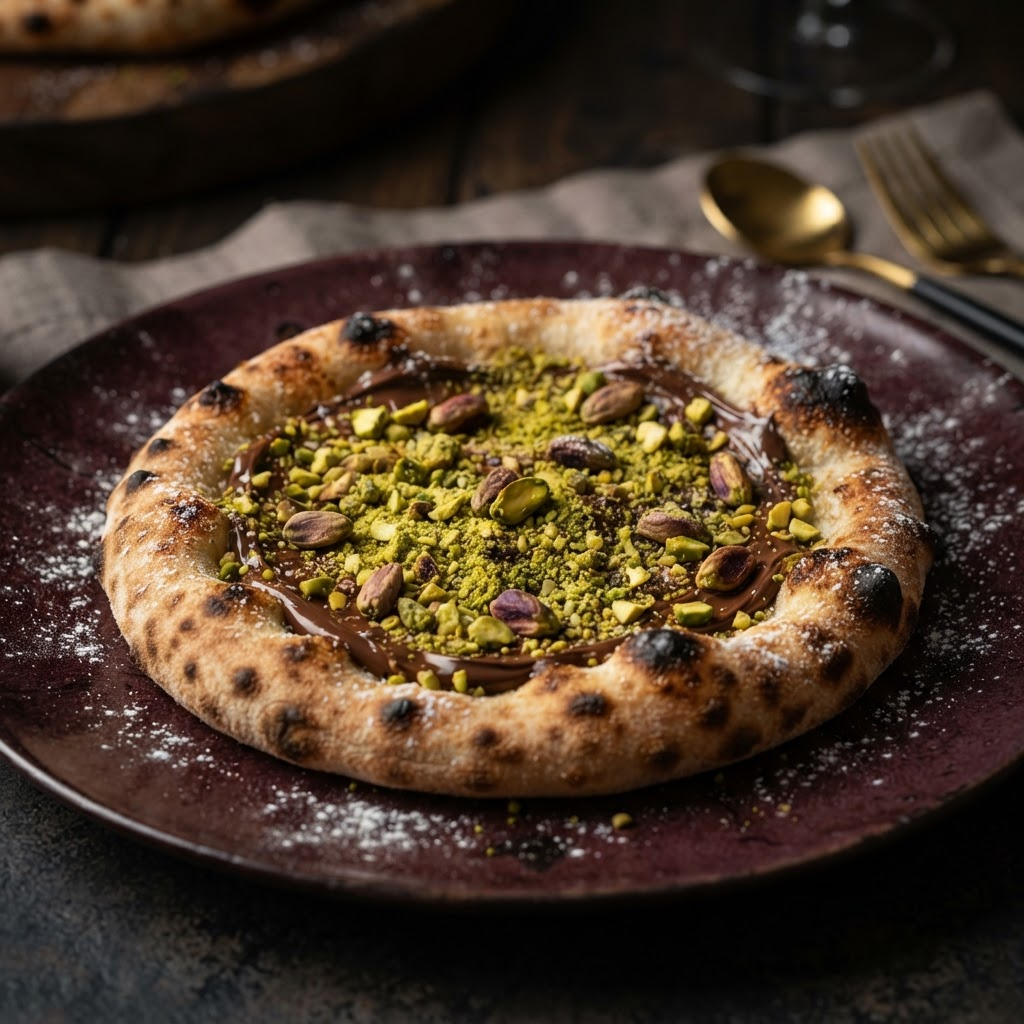 Mini Pizza Nutella & Pistache
